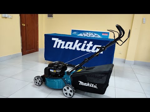 Elektrinė savaeigė vejapjovė Makita ELM4621 - 1000 m² - 46 cm - 4in1 video
