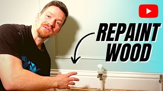 Repainting old woodwork Like A PRO | Prepare Woodwork For Painting + SKIRTING BOARDS & ARCHITRAVES