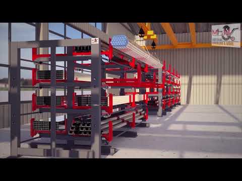Bar And Pipes Storage Racks, Tube Storage Racks, Stackable Pipe Racks | MH&More