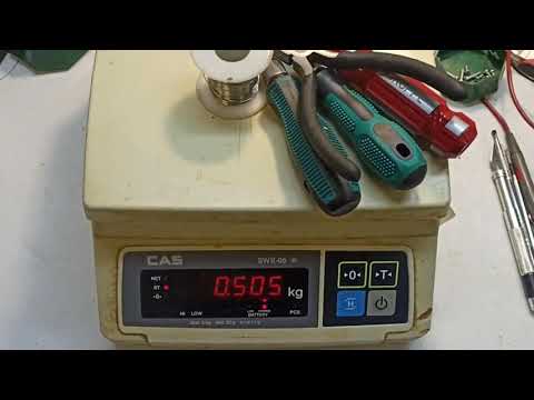 Весы CAS пищат при взвешивании, но показывают правильно. Мастерская по ремонту весов Service ZIP