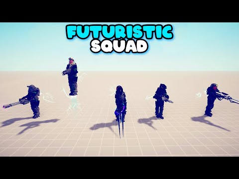 FUTURISTIC SQUAD Vs EVERY FACTION - TABS - Totally Accurate Battle Simulator