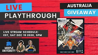 LIVE - Unmatched Battle of Legends Vol. 1 -  Playthrough & Australia Giveaway