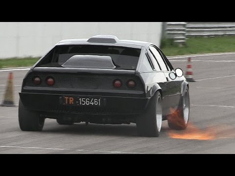 FAST Turbocharged Lancia Beta Montecarlo - Acccelerations, Backfires & Sound
