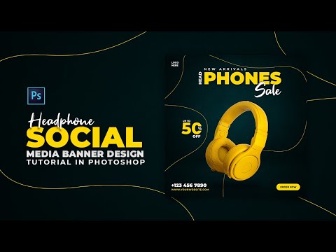 How to Design Furniture Social Media Banner Adobe Photoshop Tutorial Speed Art Grafix Mentor