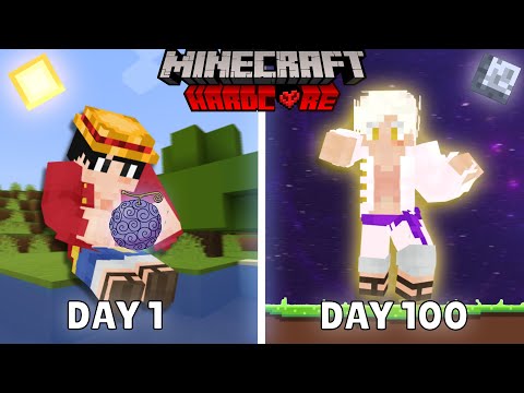 ULTIMATE LUFFY Challenge in Minecraft - 100 Days!