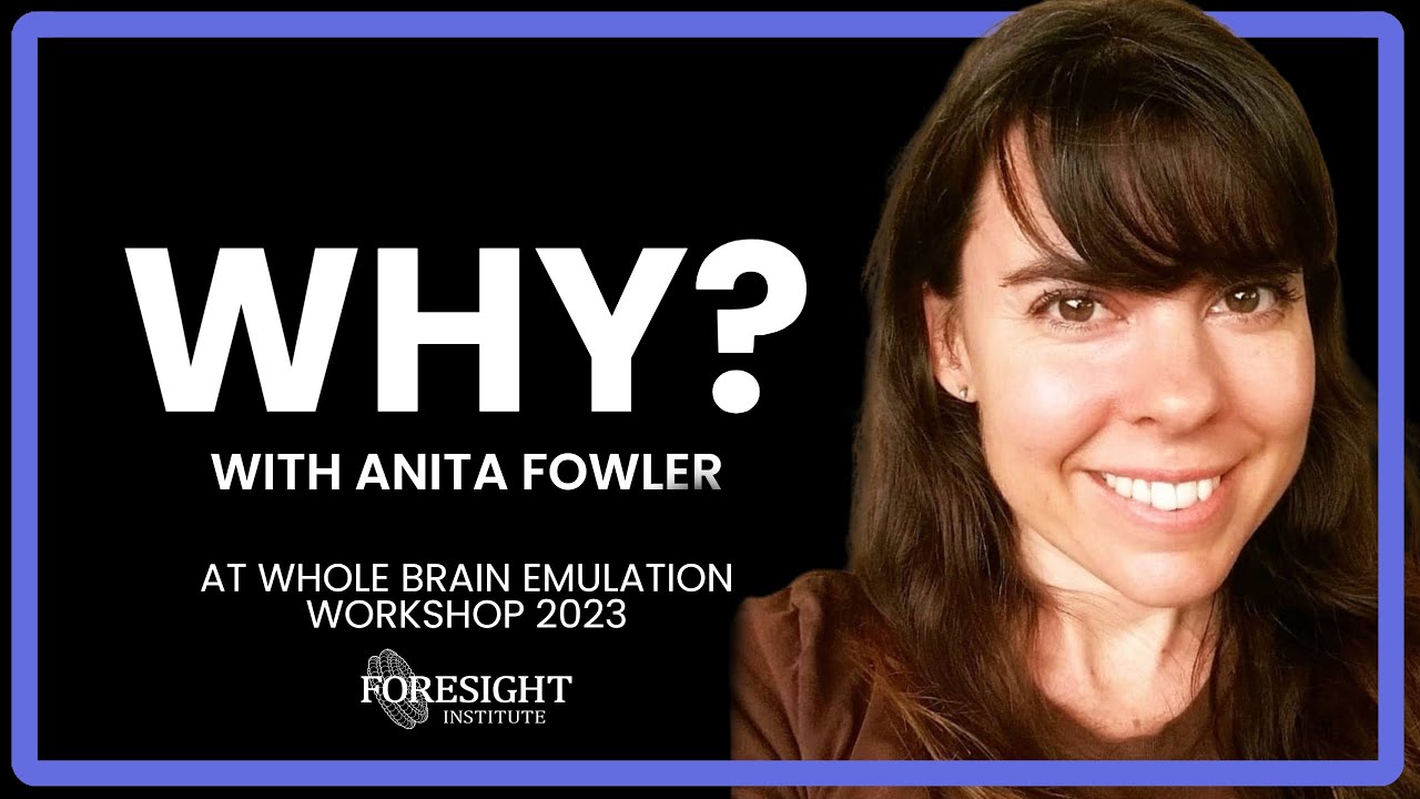 Anita Fowler | Why? @ Whole Brain Emulation Workshop 2023
