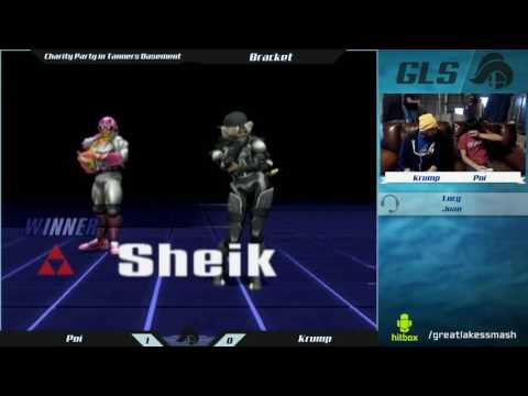 Charity Party in Tanner's Basement - Poi (Sheik/Ivysaur) vs. Krump (Falcon)