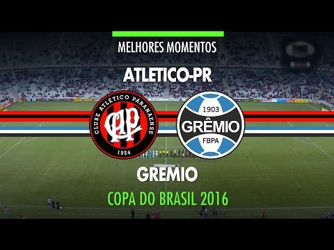 Melhores Momentos - Atlético-PR 0 x 1 Grêmio - Copa do Brasil - 24/08/2016