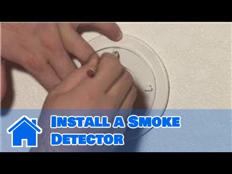 How to install a smoke detector