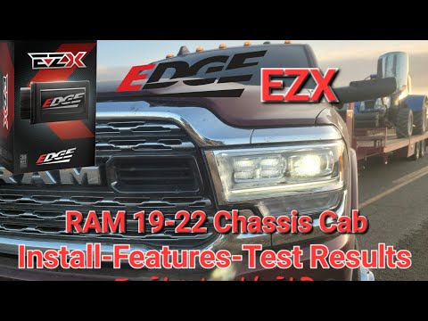 EDGE EZX 5th Gen Ram Cummins Chassis Cab Install Features Testing!