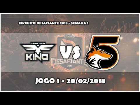 Desafiante 2018 - Operation Kino vs 5Fox (Highlights) | JOGO 1