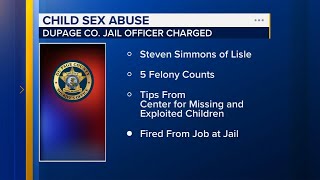 Fired DuPage County jail officer charged with possessing images of child sex abuse, officials say