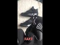 2023 Air Jordn 4  black Cat Fake VS Real VS Ours?