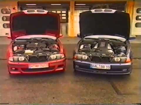 BMW M5 (E39) vs Alpina B10 V8 4.6L (german)