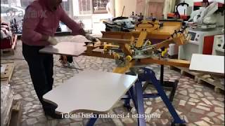 tekstil baskı makinesi 4 istasyonlu