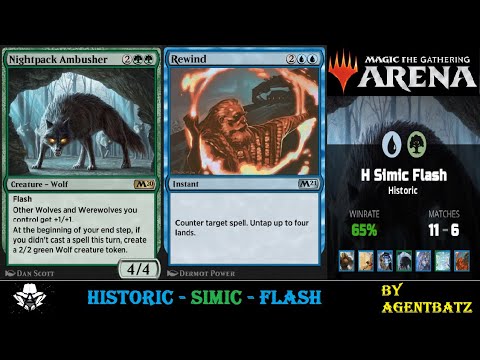 Historic BO1 Simic Flash | Mythic Ranked | Agentbatz MTG Arena