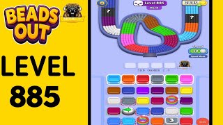 Beads Out hard Level 885 Solution and Walkthrough for Gameplay 