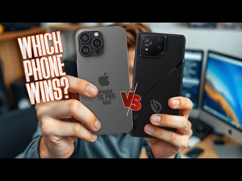 iPhone 16 Pro Max vs Asus ROG Phone 8 Pro⚡  Ultimate Showdown