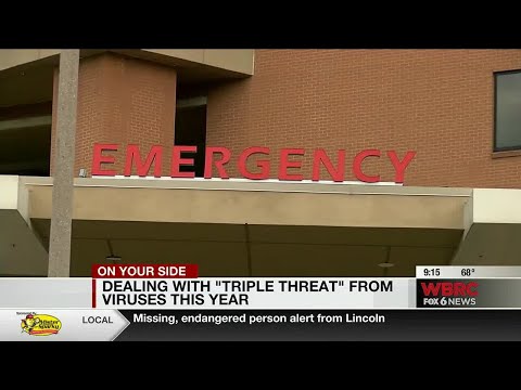 Dealing with 'triple threat' from viruses this year