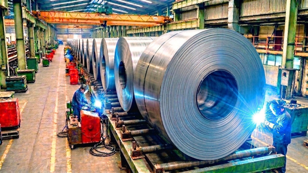How Steel is Made: From Iron Ore to Finisshed Steel (Full Process)