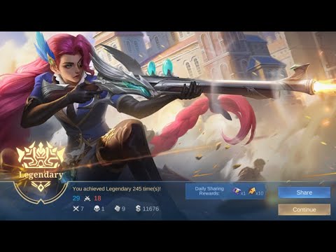 MVP Lesley! | Monster Kill | Ranked Game | Mobile Legends | android gameplay