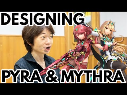 Sakurai when designing Pyra & Mythra