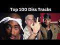 My Top 100 Diss Tracks Reupload