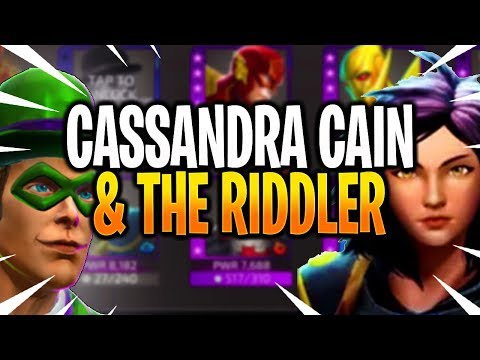 *NEW* CASSANDRA CAIN & RIDDLER UNLOCK & LEGENDARY RANK UP! - DC Legends