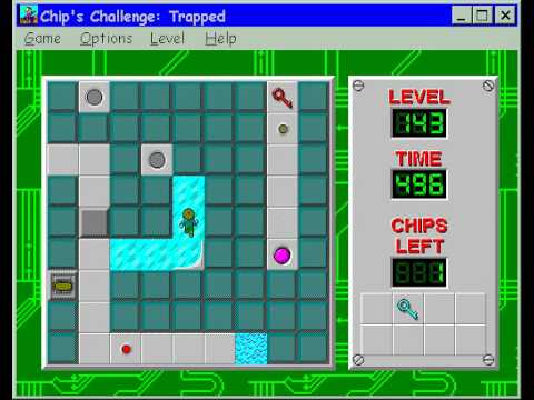 CCLP2 level 143 solution - 495 seconds