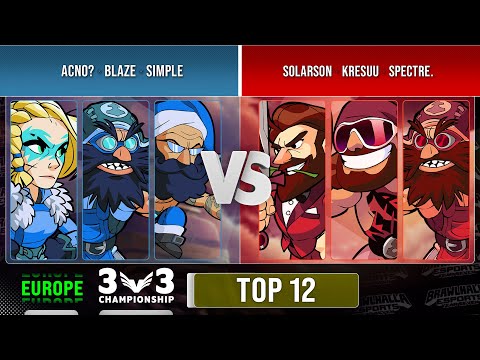 acno?, Blaze & simpLe VS Solarson, Kresuu & Spectre. - Top 12 - EU - 3v3 Championship 2022