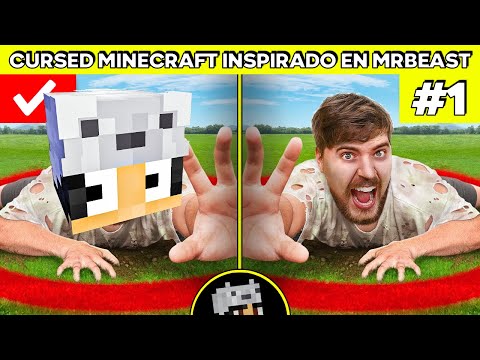 Survive 100 Days in a Circle within Minecraft |  Cursed funny mrBeast #1