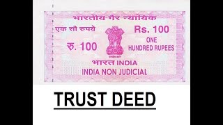 How to make Trust Deed