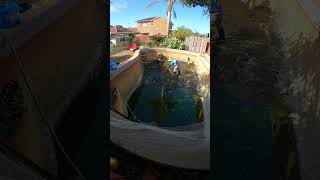 Pool empty part2 #poolcleaning #pool equipments #Sydney pool service #drawingpoo