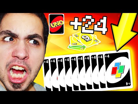 +24 CARTE! GIOCATA FURIOSA SU UNO CON LE PAROLACCE!!