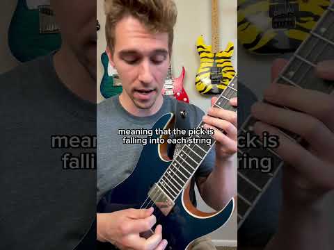 Beginner sweep picking arpeggio