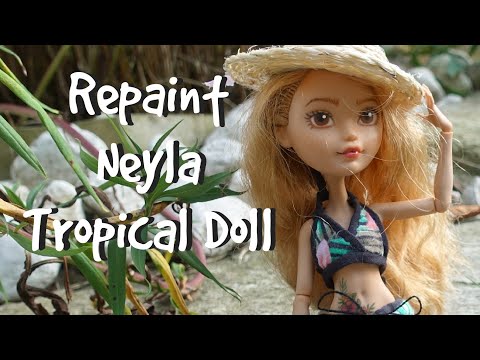 Repaint - Neyla Tropical Custom Doll (for Dollightful's Collaboration)