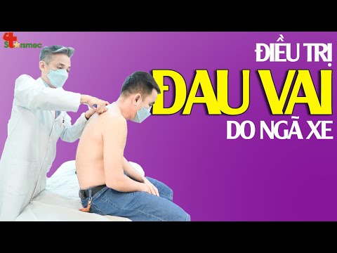 Đau vai do ngã xe - Điều trị thế nào?