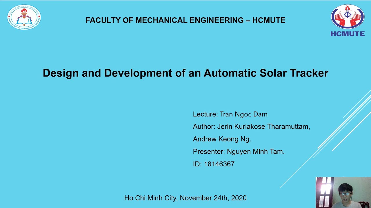 Title: Research Paper (Design and Development of an Automatic Solar Tracker)