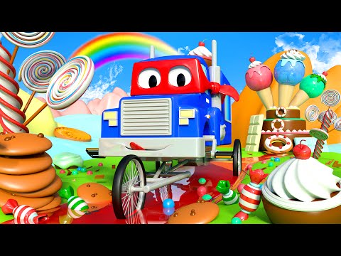 Kamion Bicikl - Super Kamion Carl u Auto Gradu 🚚 ⍟ Crtići za djecu