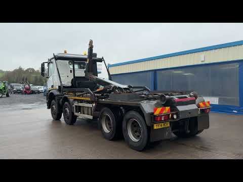 MERCEDES ACTROS 8x4 HOOK LOADER - Image 2