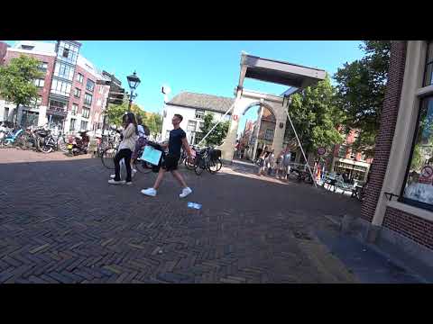 Mit dem Fahrrad durch Alkmaar/Holland