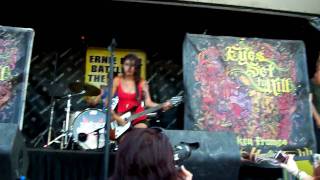 Eyes Set To Kill - Broken Frames (Atlanta GA Warped Tour 2010)