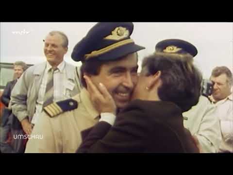 Landung auf dem Acker - Die IL 62 landet im Havelland auf dem Acker. 30. Jahrestag (DDR)