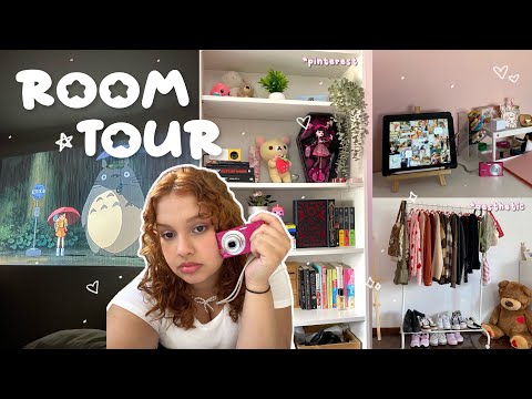 tour pelo meu quarto | pinterest aesthetic, minha estante de livros 💌✨