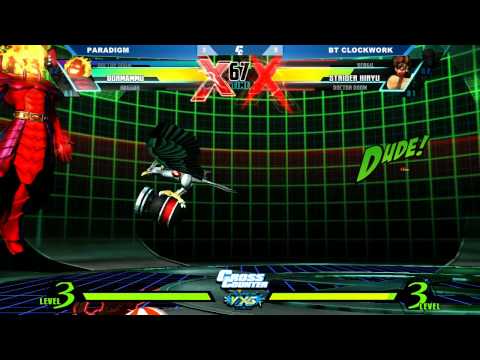 Cross Counter LIVE: VxG Qualifiers: UMvC3 ft. Paradigm vs. BT|Clockw0rk