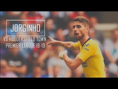 Jorginho vs Huddersfield Town HD 720p (Away) - Huddersfield Town vs Chelsea 0-3 (10-08-2018)