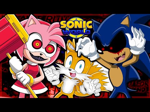 Tails VS Sonic.EXE and Possessed Amy | Tails Plays Sonic World  | HALLOWEEN SPECIAL 🎃