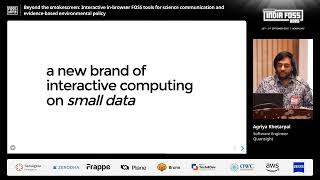 Beyond the smokescreen: interactive in-browser FOSS tools for science communication