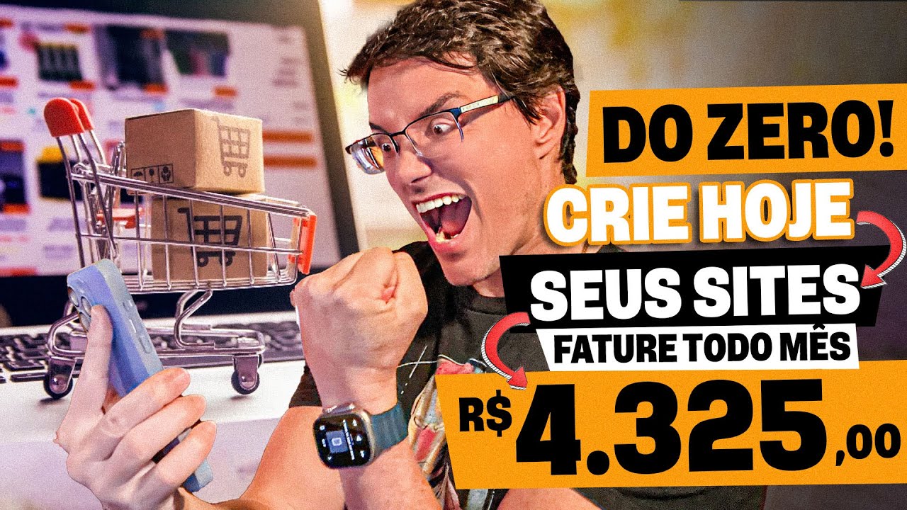 VENDA SITES COMO ESSE E GANHE R$4.325 POR MÊS, SEM PROGRAMAR [Passo a Passo]