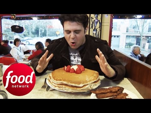 These "Mancakes" Are The Breakfast Of Adam's Dreams | Man v Food